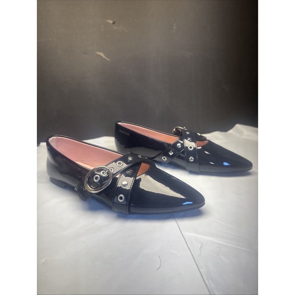 Seychelles Black Patent Leather Loafers